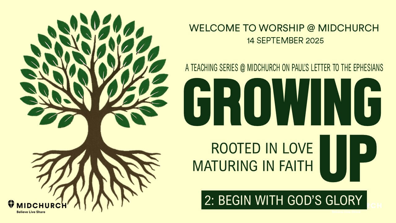 BEGIN WITH GOD'S GLORY